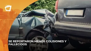 Traffic accidents decrease in the last week