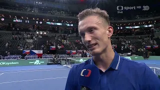 Lehečka: Zůstat aktivní a bez chyb, to je tenis, který chci hrát