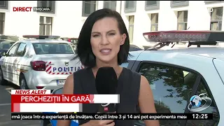 Percheziții în gară. Mascații au descins la angajații CFR