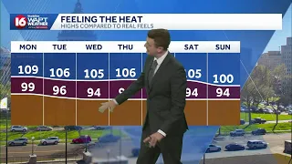 The heat continues as Labor Day Weekend winds down