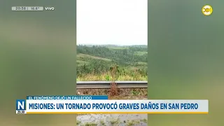Misiones: Tornado causes severe damage in San Pedro │N20:30│09/26/11