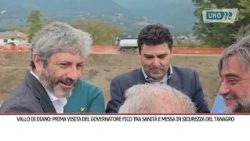 SRV  PRIMA VISITA DEL GOVERNATORE FICO TRA SANITÀ E MESSA IN SICUREZZA DEL TANAGRO