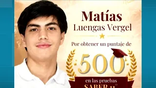 Habló el estudiante con puntaje perfecto en el Icfes que decidió estudiar en Medellín