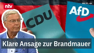 Wolfgang Bosbach über AfD, Brandmauer und die Zukunft der CDU | ntv