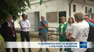 A bányamúzeumot is bejárták a külföldi ellenőrök