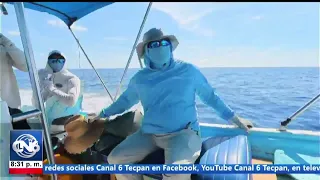 Rodolfo Pérez accompanies U.S. anglers on fishing trip in Puerto Vicente