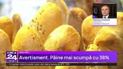 Chisăliţă: Pâinea s-ar putea scumpi cu până la 38,6%. „Măsurile autorităţilor nu vor avea efect" Chisăliţă: Pâinea s-ar putea scumpi cu până la 38,6%. „Măsurile autorităţilor nu vor avea efect"