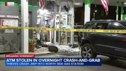 ATM stolen from Uptown gas station in crash-and-grab burglary, Chicago police say