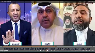 الشليمي للإيراني: بن سلمان في قصره لكن أين قائدكم خامنئي؟ والإيراني يرد.. سجال ساخن