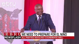 DP Kindiki Urges Leaders to Unite and Prepare Early for the Expected El Niño Rains. #ebrunews