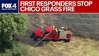 Grass fire threatens Chico ISD elementary school