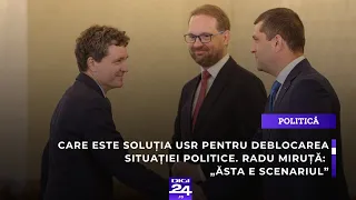 Care este soluția USR pentru deblocarea situației politice. Radu Miruță: „Ăsta e scenariul”