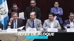 Instancia de Jefes de Bloque define la agenda legislativa de la semana. 09-02-2026