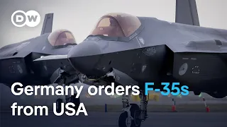 Germany's military makeover: First F-35 fighter jet delivered | DW News