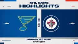 NHL Highlights | Blues vs. Jets - January 20, 2026