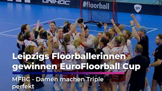 Leipzig's floorball players crowned EuroFloorball Cup Champions | Sachsen Fernsehen