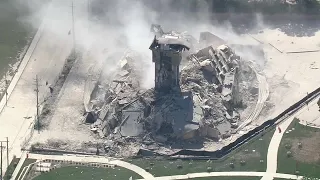 News Chopper 9 video: Former Embassy Suites building near Westport imploded Sunday