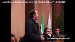 Presentazione progetto  porto turistico 'Marina di Locri'.