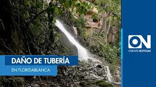 DAÑO TUBERIA EN EL BARRIO EL CARMEN, FLORIDABLANCA