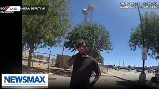 Bodycam showcases split-second reaction from Los Angeles County Sheriff