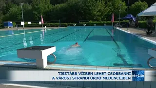 Tisztább vízben lehet csobbanni a Városi Strandfürdő medencéiben