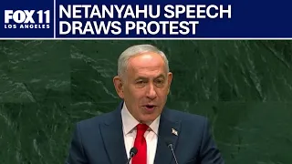 Benjamin Netanyahu defends Israel's actions in Gaza