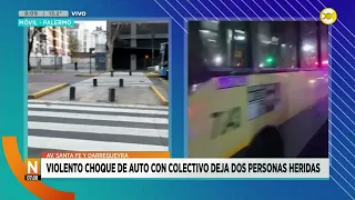 Severe car and bus collision leaves 2 people injured │N7:00│ 07-26-24