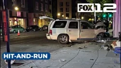 Abandoned SUV found outside Portland coffee shop after hit-and-run
