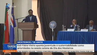 Mayor Fábio Vieira highlights youth and sustainability as priorities on Mosteiros Day