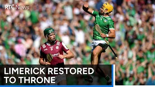 Limerick win All-Ireland Hurling Championship final | #RTÉNews #GAA #hurling #limerick #galway