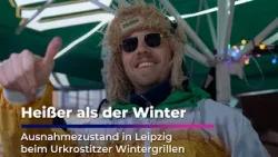 Heißer als der Winter: Ausnahmezustand in Leipzig beim Ur-Krostitzer Wintergrillen