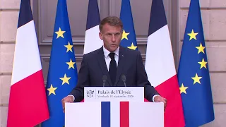 Emmanuel Macron: “The Russian hybrid threat against Europeans and France has intensified”