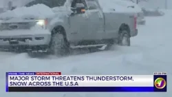 Major Storm Threatens Thunderstorm And Snow Across The U.S.A    | TVJ News