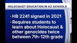 Обзор преподавания темы Холокоста в школах Аризоны.