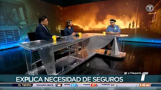 Colonel Víctor Álvarez details insurance policy contract for the Fire Department