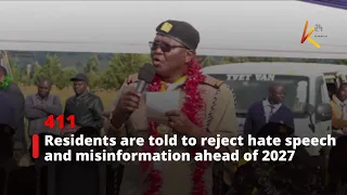 Residents told to reject hate speech, misinformation ahead of 2027