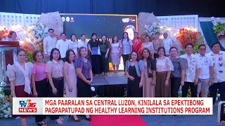 Mga paaralan sa CL, kinilala sa epektibong pagpapatupad ng Healthy Learning Institutions Program