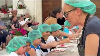 Pizza in Piazza un pomeriggio di farina, sorrisi e piccoli pizzaioli a Pacentro