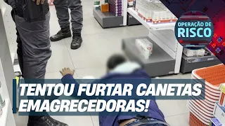 Police officer arrests criminals attempting to steal weight-loss pens from pharmacy: "I'm busted,...