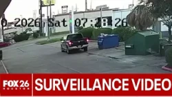 VIDEO: Surveillance video captures incident involving ICE vehicle in Houston