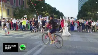 Top Channel/ Fjalime, mesazhe dhe kërkesa për dorëheqje, dita e 83 e protestës në Tiranë