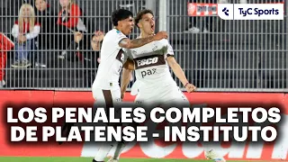 Los PENALES de PLATENSE 1 (3) - (1) 1 INSTITUTO por los OCTAVOS de FINAL de la COPA ARGENTINA 🇦🇷🏆