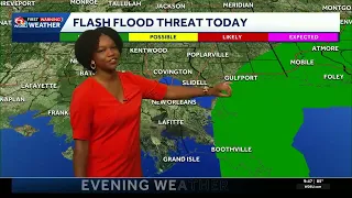 Gulf low inching closer to New Orleans, bringing more rain late weekend