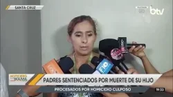 Santa Cruz: Padres de bebé fallecido por quemaduras reciben sentencia y perdón judicial