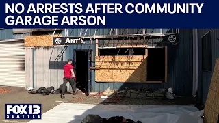Search for suspect ongoing in Seattle community garage arson | FOX 13 Seattle