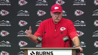 Andy Reid on Chiefs' rookie class: "Looks like a pretty good class there"
