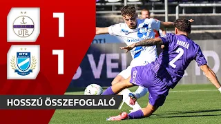 OTP Bank Liga: Újpest FC – MTK Budapest 1–1 | hosszú összefoglaló