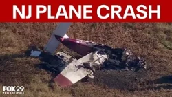 Pilot injured after small plane crashes in New Jersey