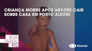 Child dies after tree falls on house in Porto Alegre
