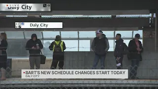 BART's new schedule changes start Monday